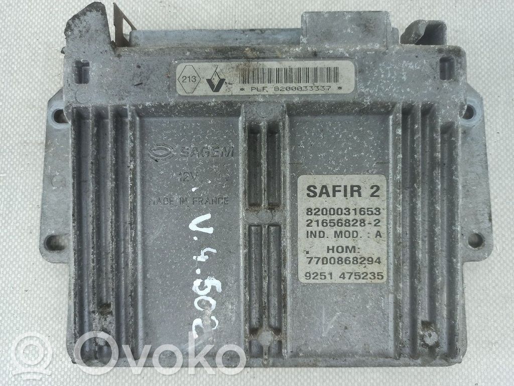 Renault Clio II Engine control unit/module 
