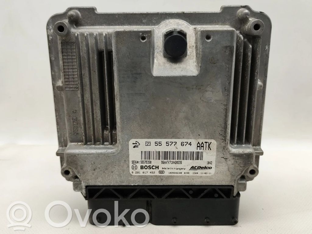 Opel Astra J Engine control unit/module 