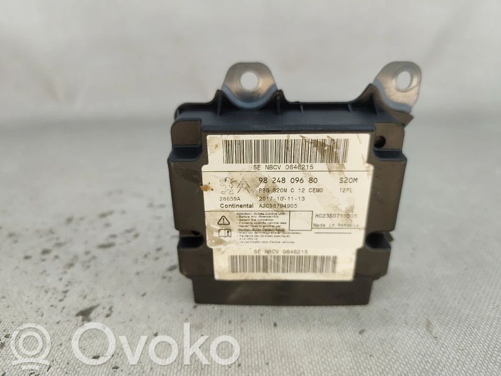 Citroen C3 Centralina/modulo airbag 