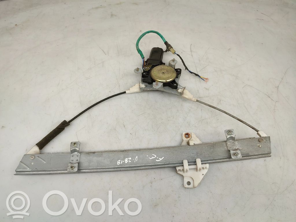 Front window lifting mechanism without motor