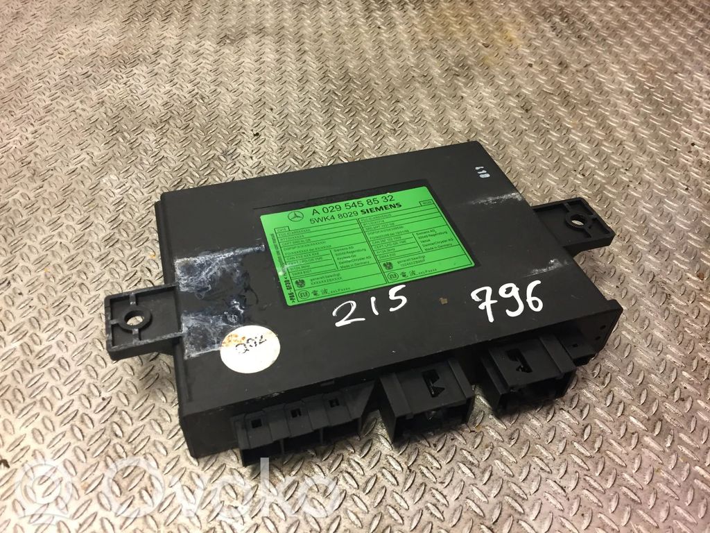 Mercedes-Benz S W220 Unitate/modul de control fără cheie (KESSY) 