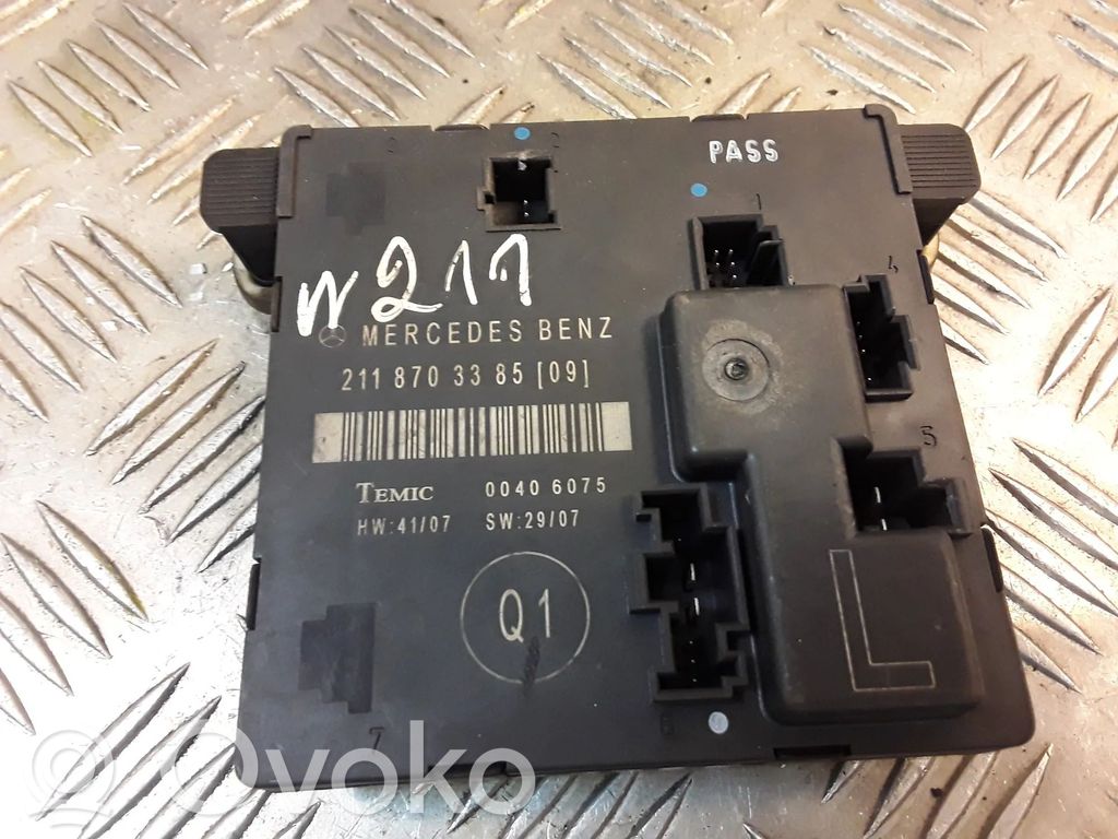 Mercedes-Benz E W211 Door control unit/module 