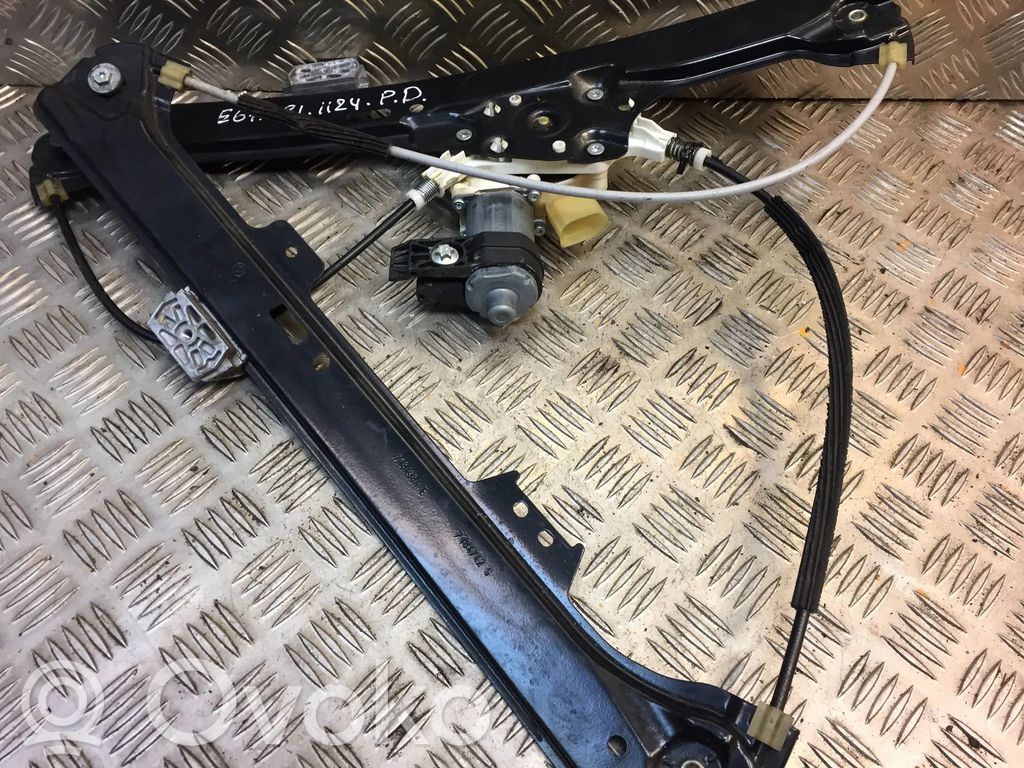 BMW 5 E60 E61 Regulador de puerta delantera con motor 