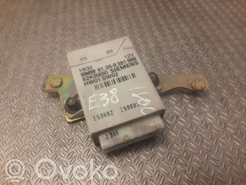 BMW 7 E38 Tailgate/trunk control unit/module 