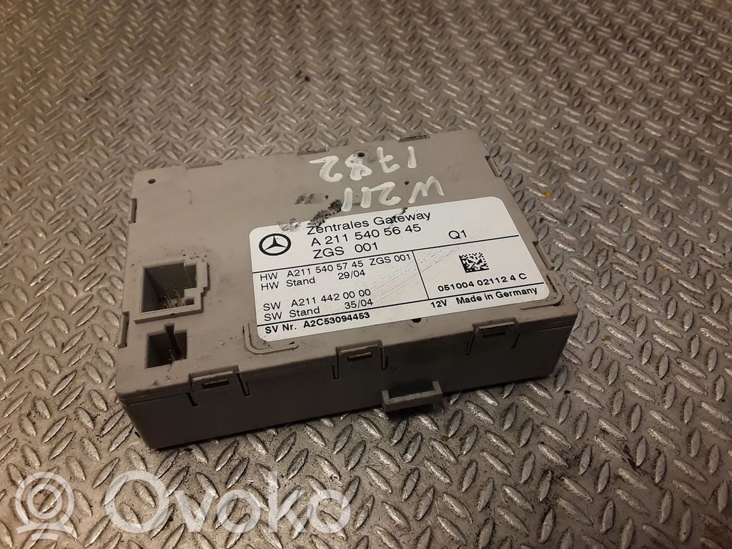 Mercedes-Benz E W211 Modul control gateway 
