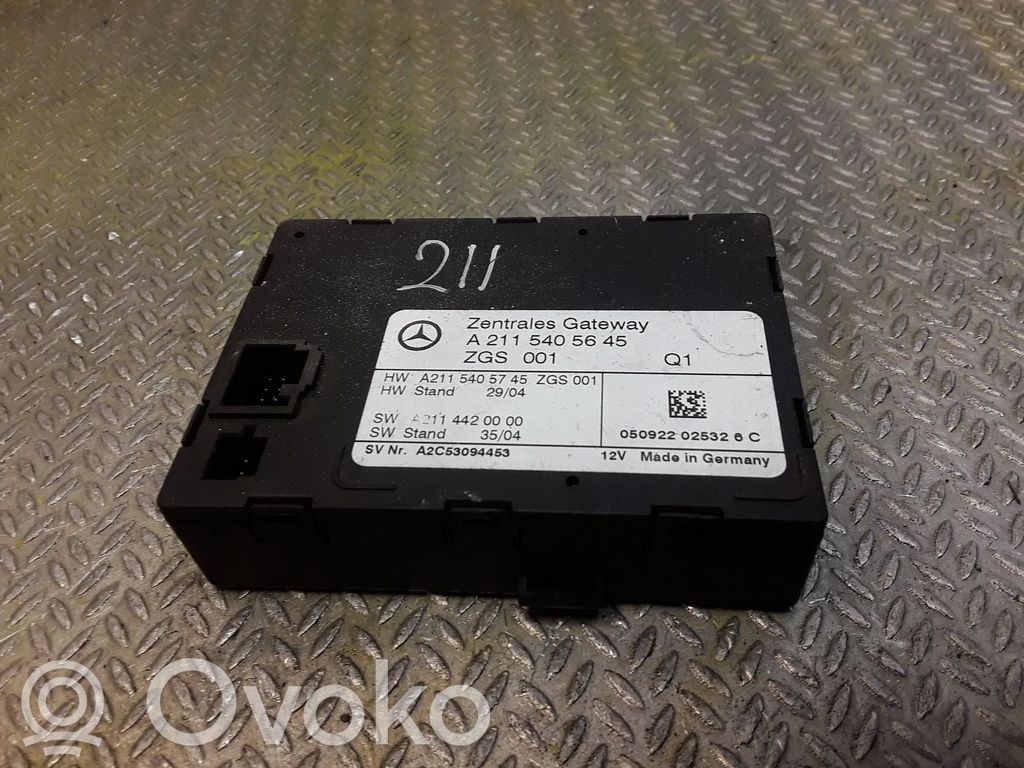 Mercedes-Benz E W211 Modul control gateway 
