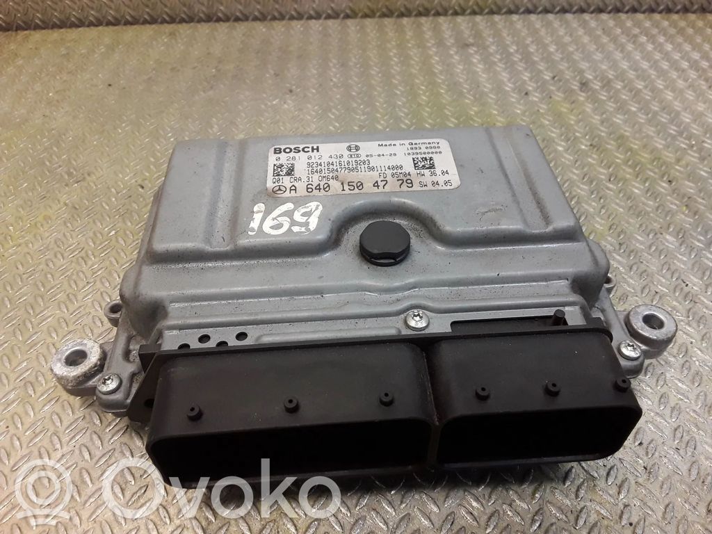 Mercedes-Benz A W169 Engine control unit/module 