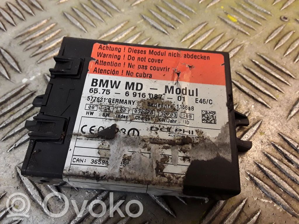 BMW 3 E46 Boîtier module alarme 