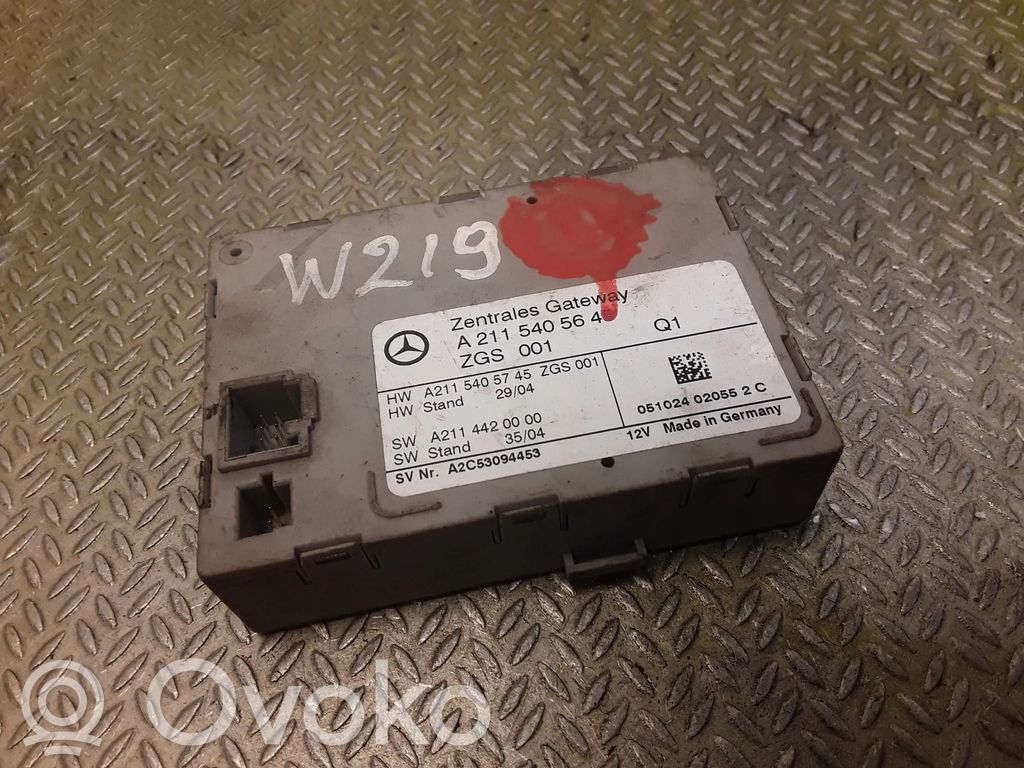 Mercedes-Benz CLS C219 Modul control gateway 