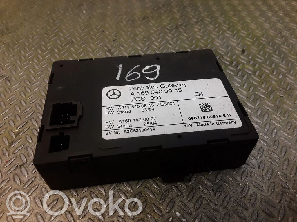 Mercedes-Benz A W169 Módulo de control Gateway 
