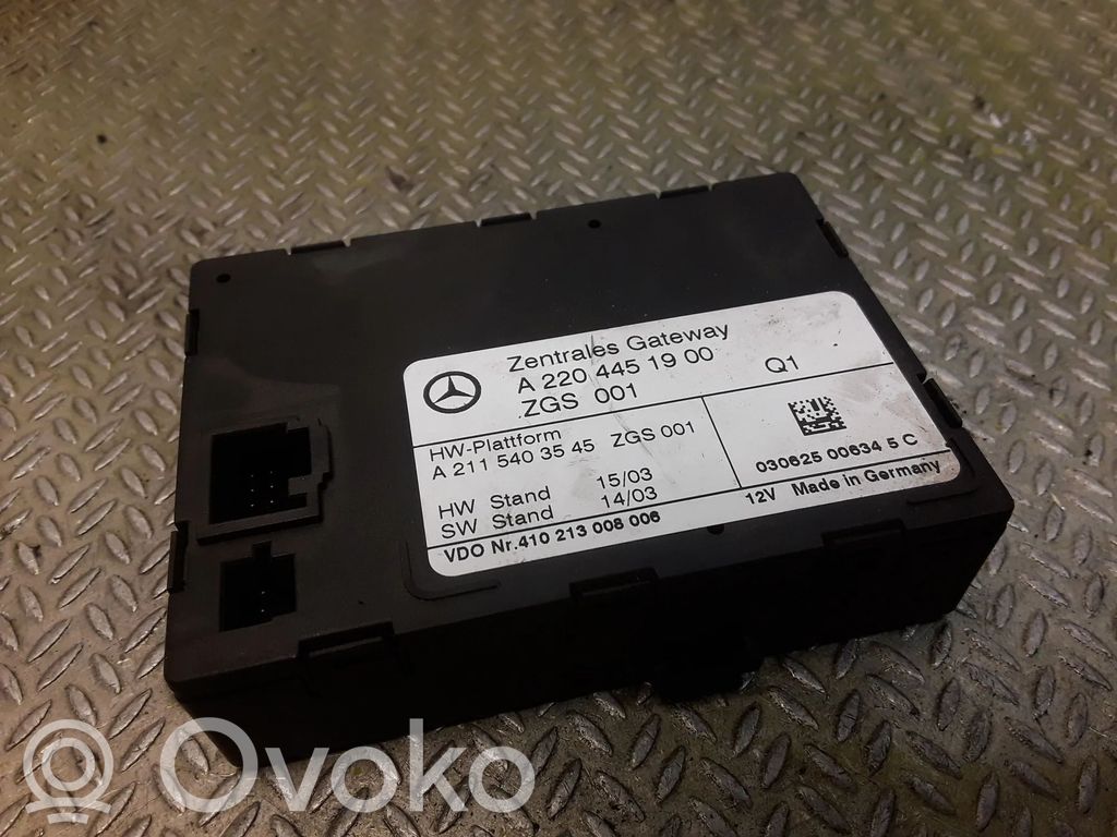 Módulo de control Gateway   A2204451900,2204451900