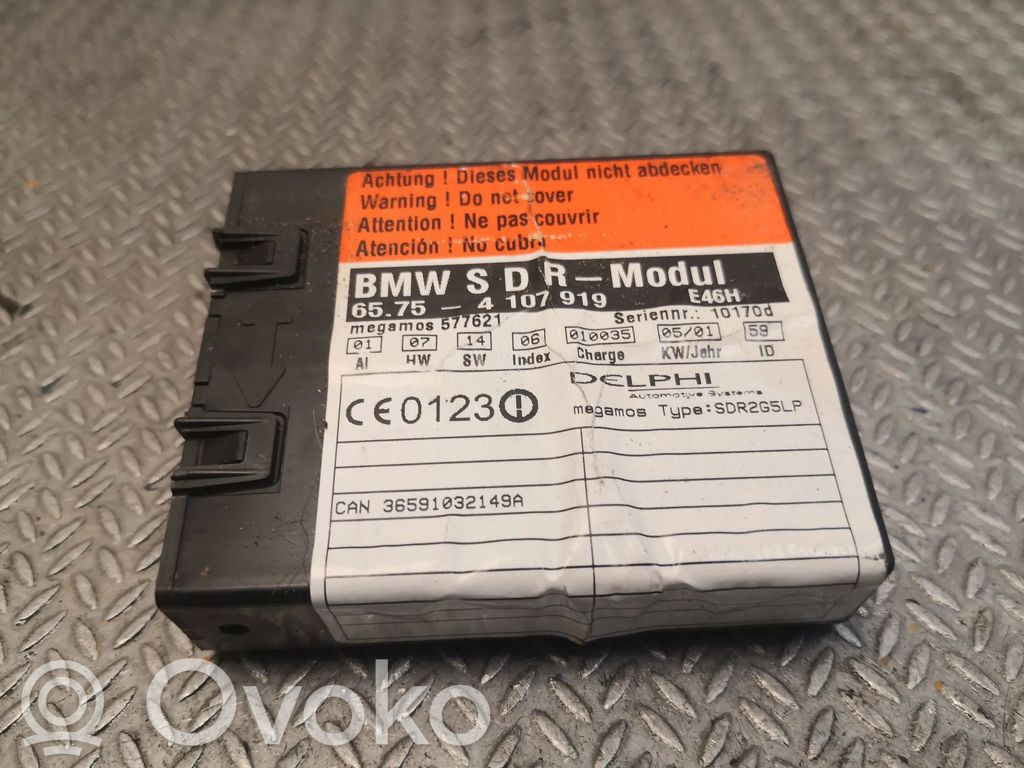 BMW 3 E46 Boîtier module alarme 