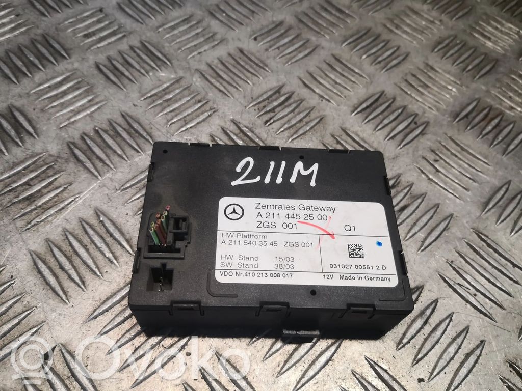 Mercedes-Benz E W211 Module de passerelle 