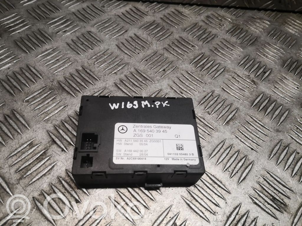 Mercedes-Benz A W169 Módulo de control Gateway 