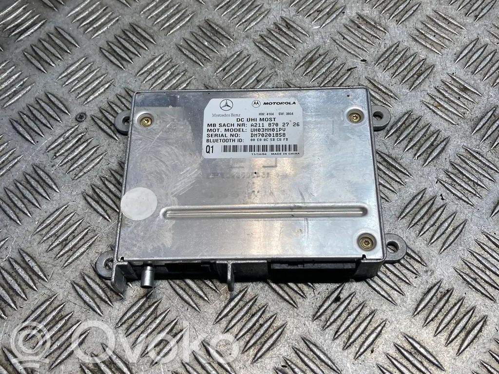 Mercedes-Benz E W211 Tālruņa vadības bloks 