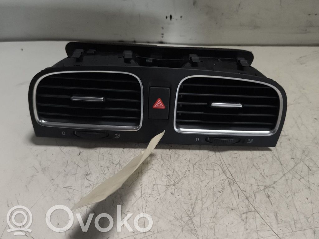 Volkswagen Golf VI Rejilla de ventilación central del panel
