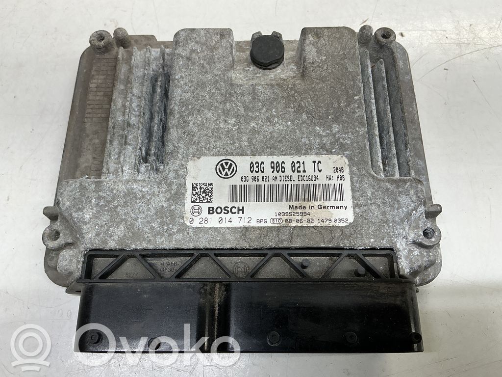 Skoda Octavia Mk2 (1Z) Unitate/modul de control motor 