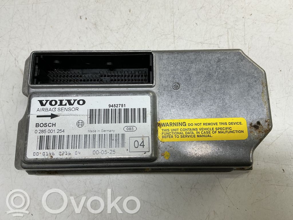 Volvo S80 Unitate/modul de comandă airbaguri 