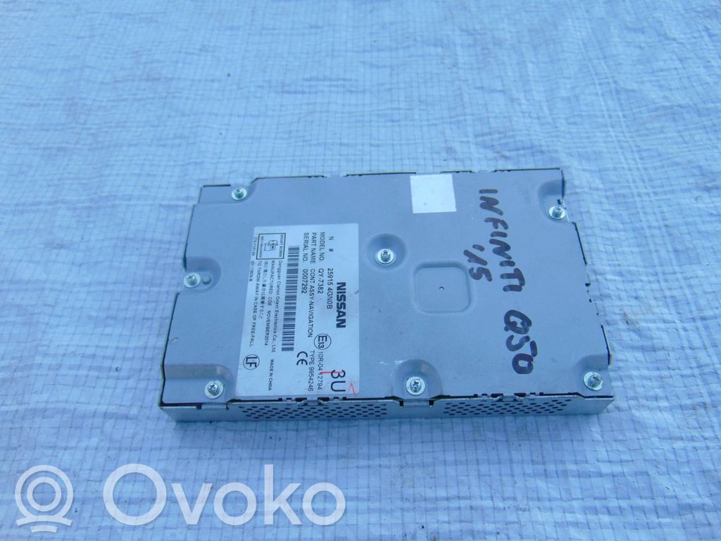Infiniti Q50 Unitate/modul control navigație GPS 