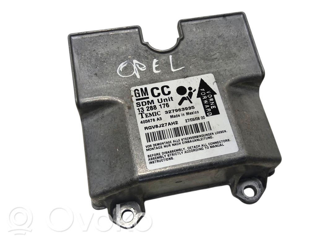 Opel Astra H Airbag control unit/module 
