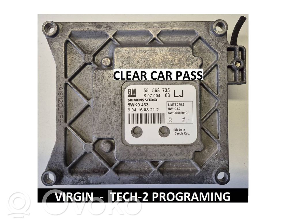 Opel Astra H Engine control unit/module 