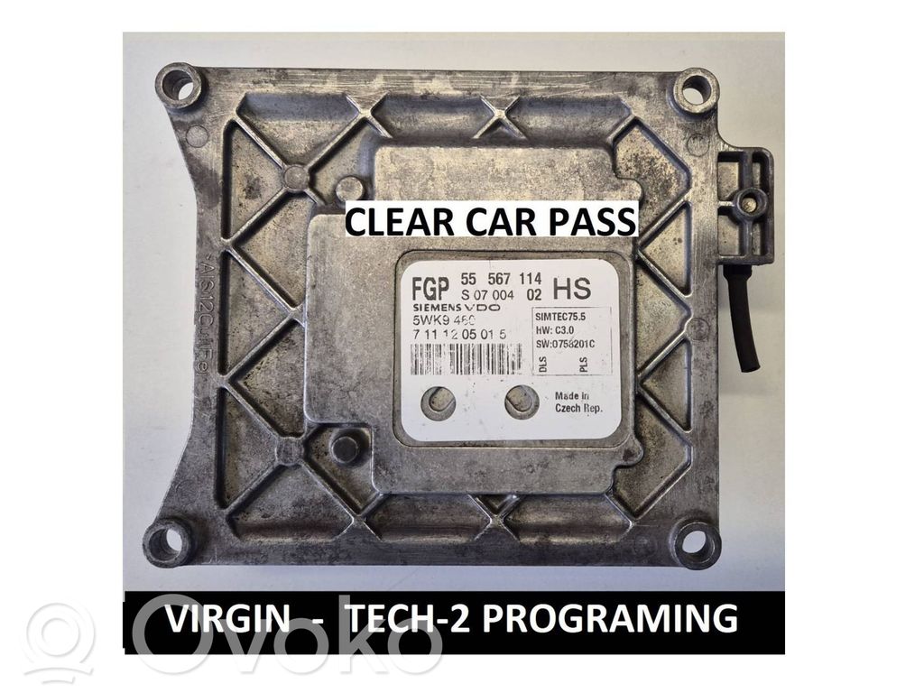 Engine control unit/module   55567114,5WK9460,55567114HS