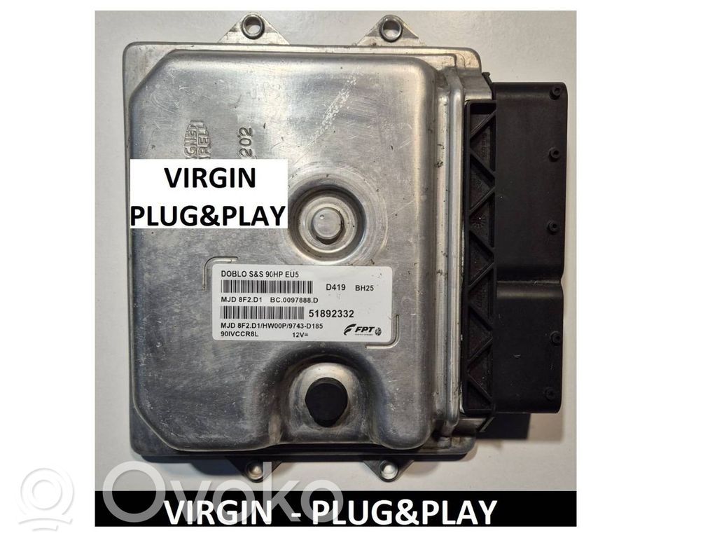 Engine control unit/module   51892332,MJD8F2D1,S8S90HP5