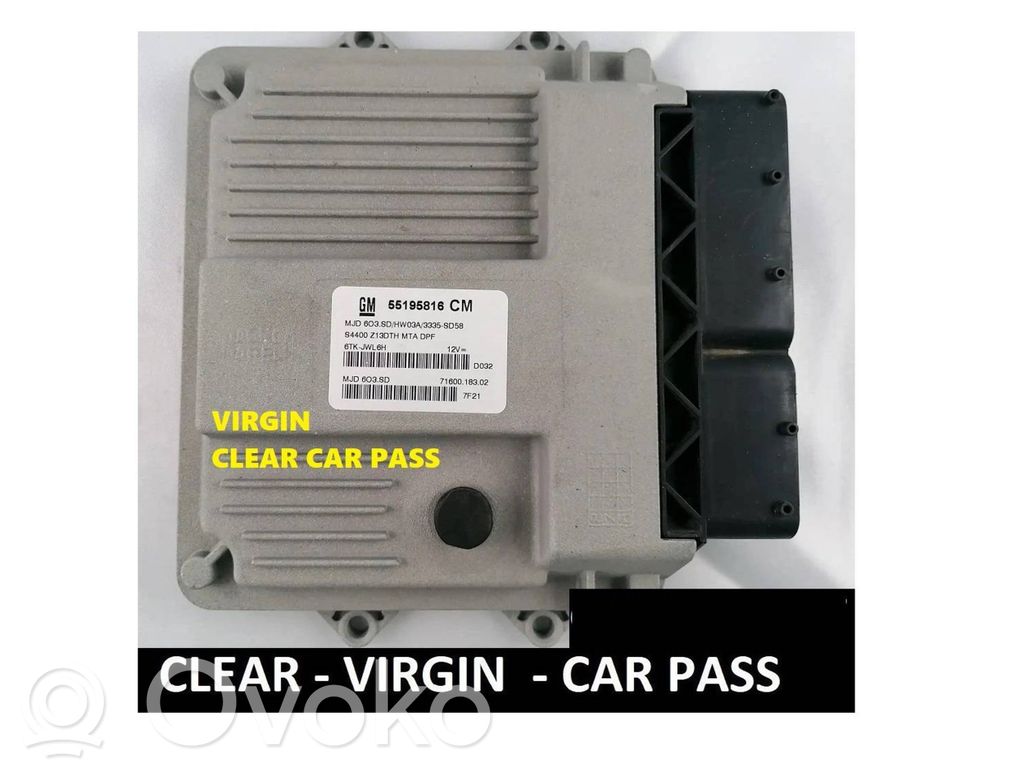 Opel Corsa D Engine control unit/module ECU 