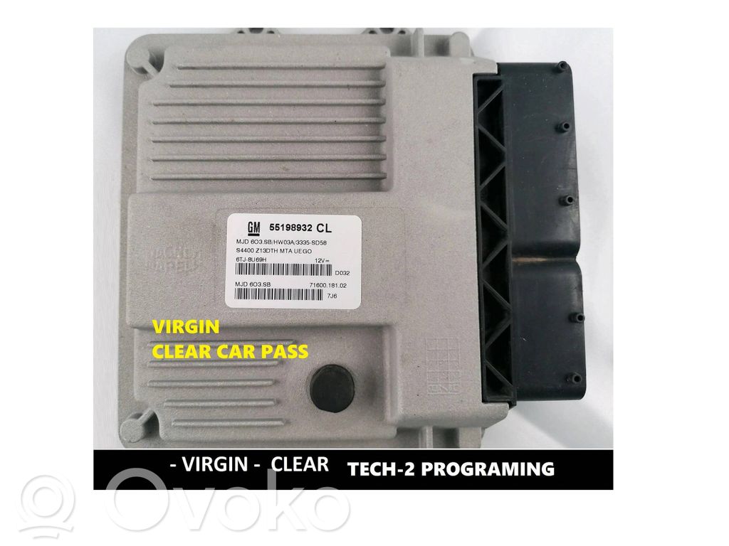 Opel Corsa D Engine control unit/module 