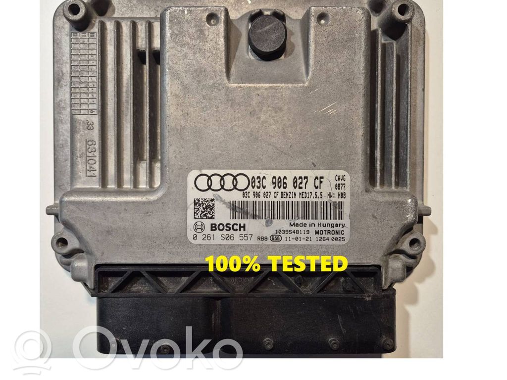 Engine control unit/module ECU   03C906027CF,0261S06557,036906027CF