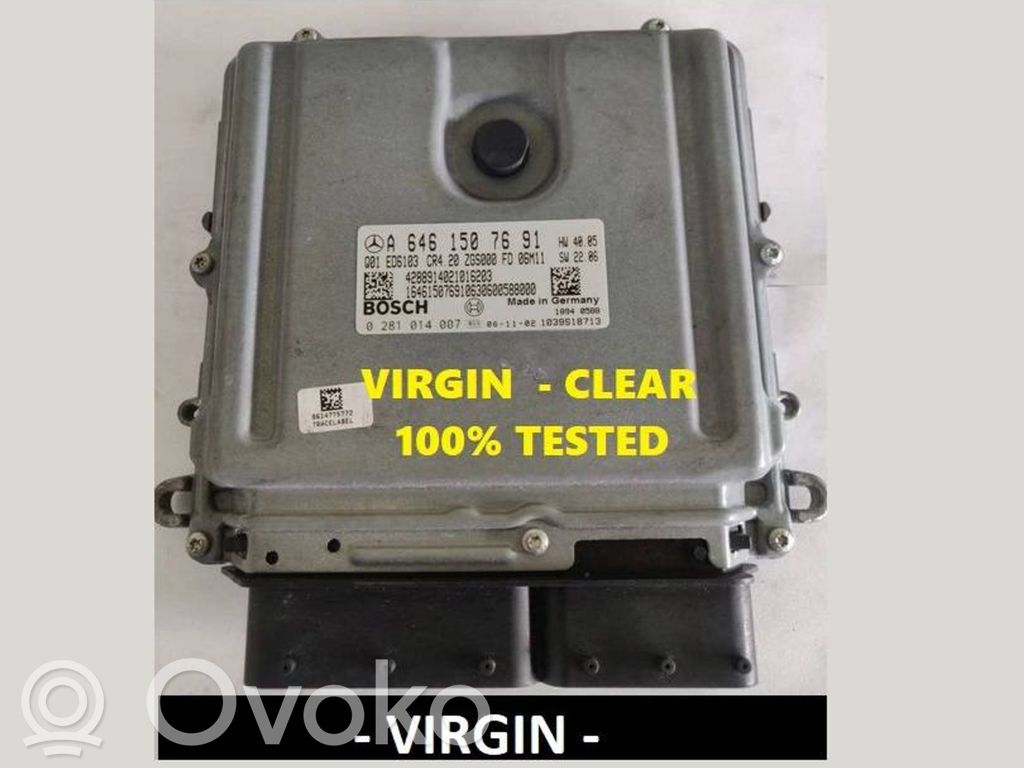 Mercedes-Benz Vito Viano W639 Engine control unit/module 