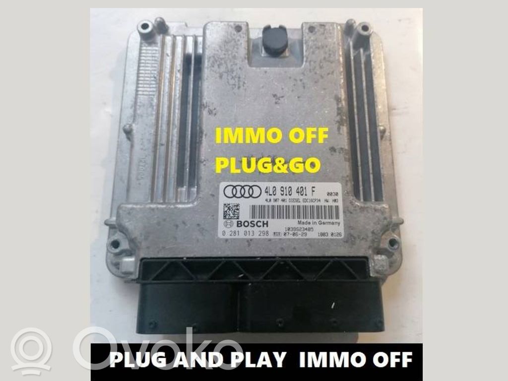 Engine control unit/module ECU   0281013298,4L0910401F