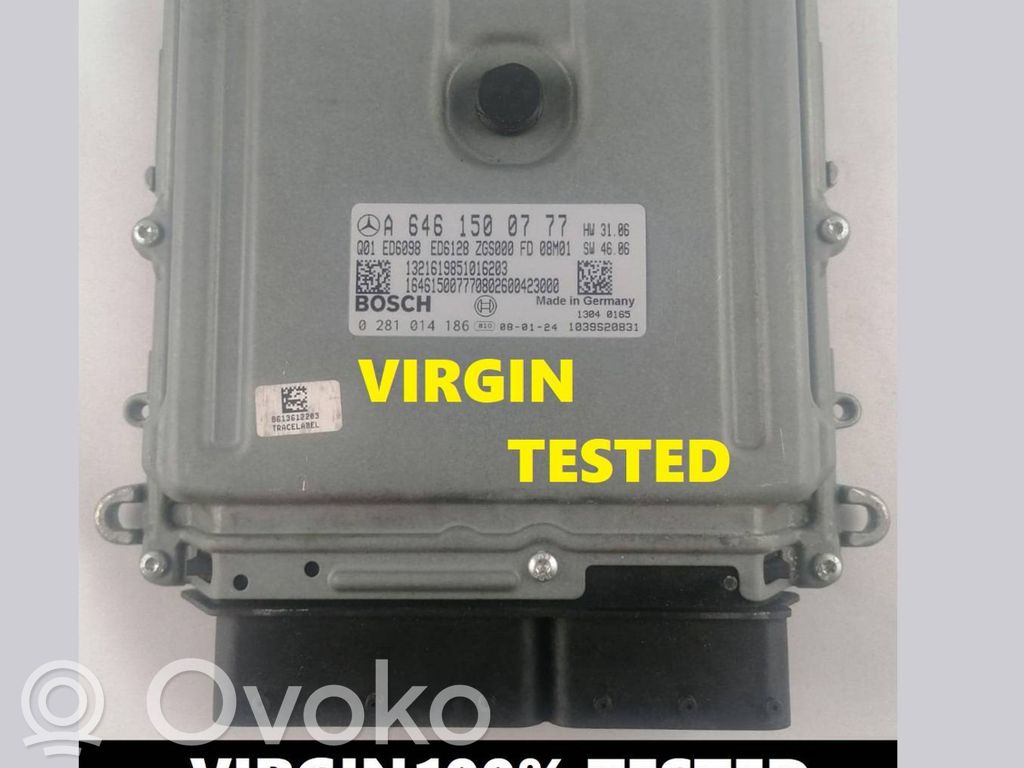 Mercedes-Benz Sprinter W906 Komputer / Sterownik ECU silnika 
