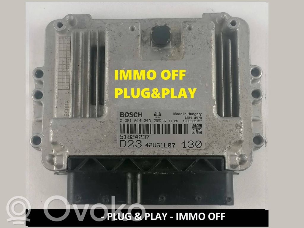 Engine control unit/module ECU   51824237,0281014210,42U61L07