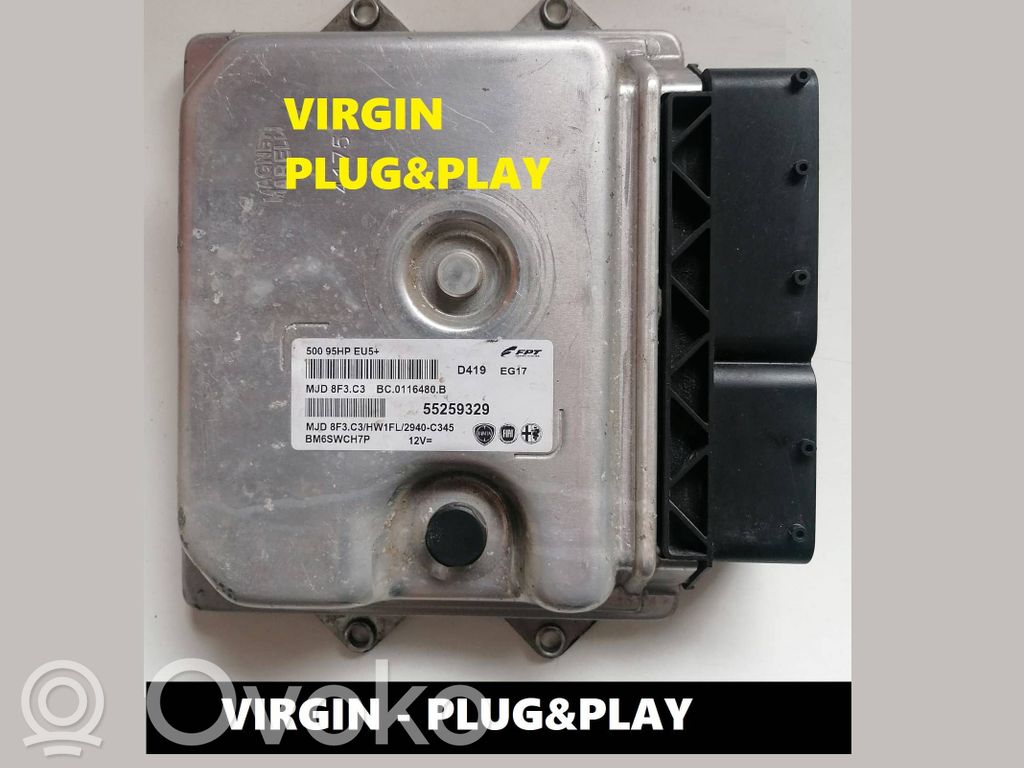 Fiat 500 Abarth Engine control unit/module ECU 