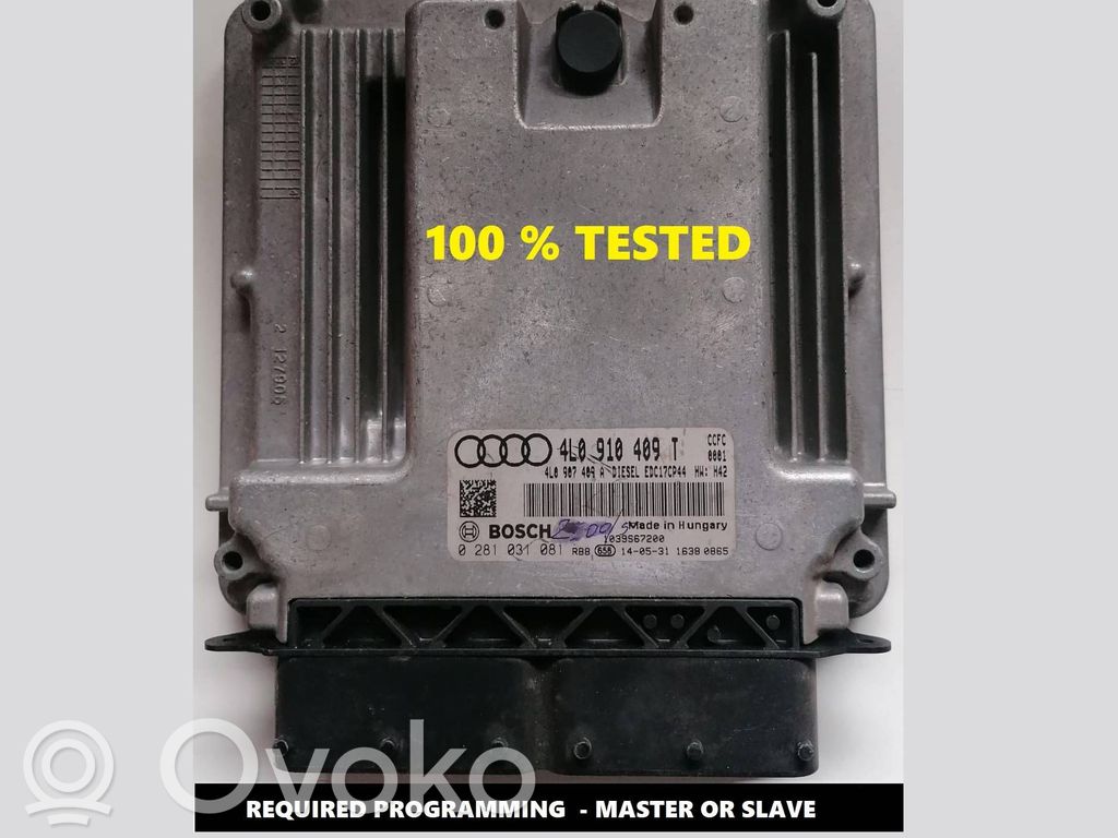 Engine control unit/module ECU   0281031081,4L0910409T,4L0907408A