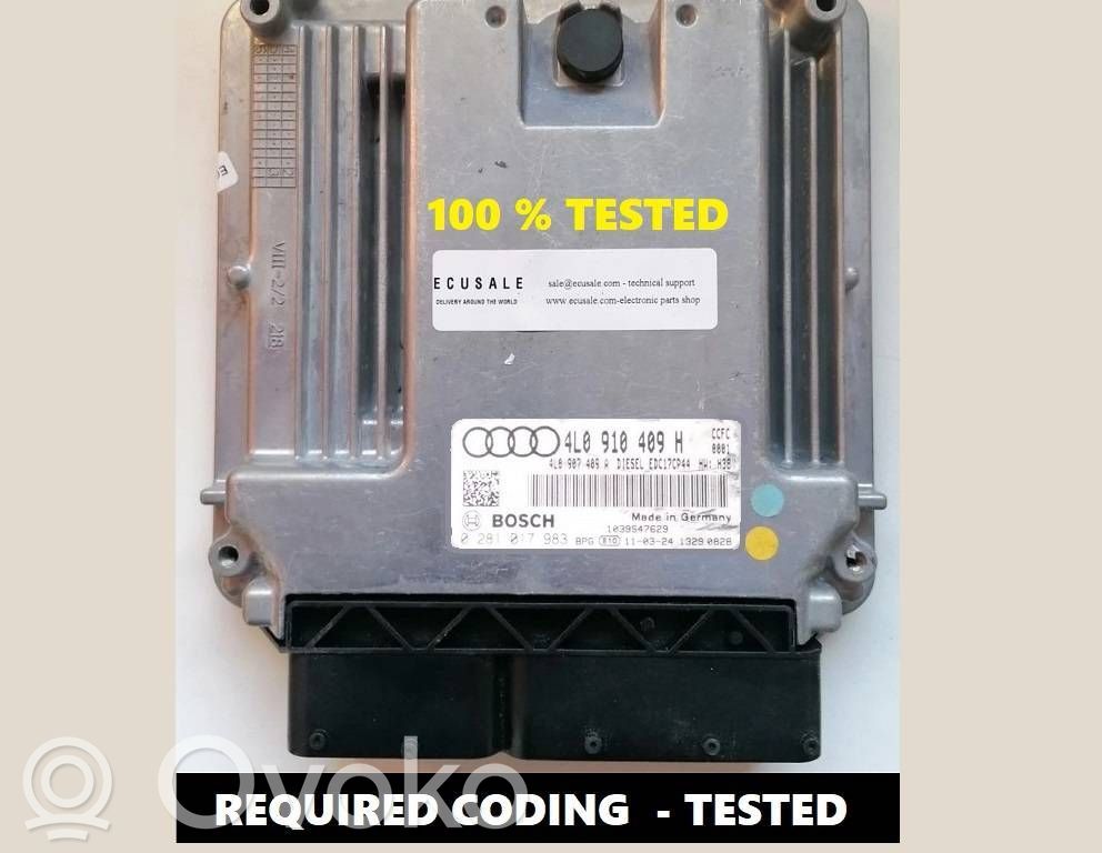 Engine control unit/module   0281017983,4L0910409H,4L0907409A
