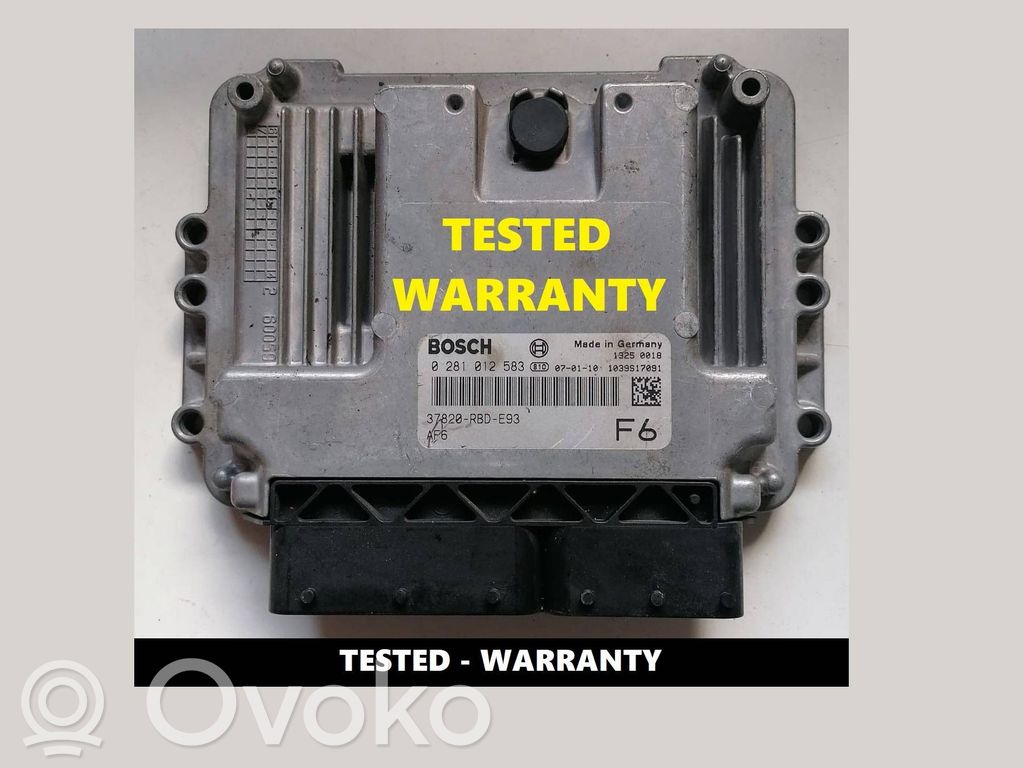 Engine control unit/module   0281012583,37820RBDE93