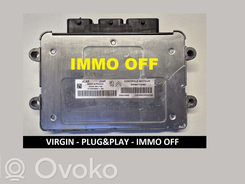 Peugeot 207 Engine control unit/module 