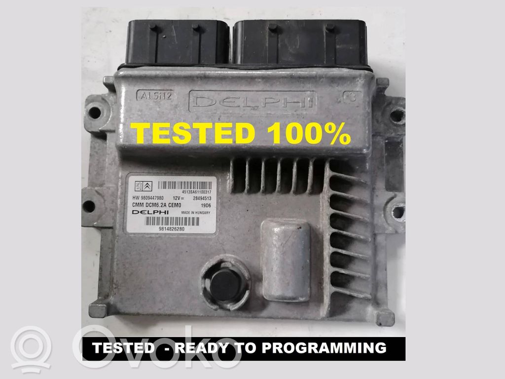 Engine control unit/module   28494513,9814826280,HW9809447980