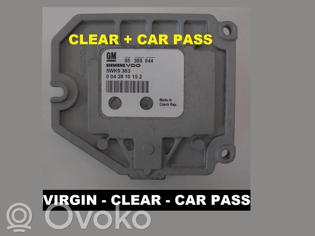 Opel Meriva A Engine control unit/module ECU 