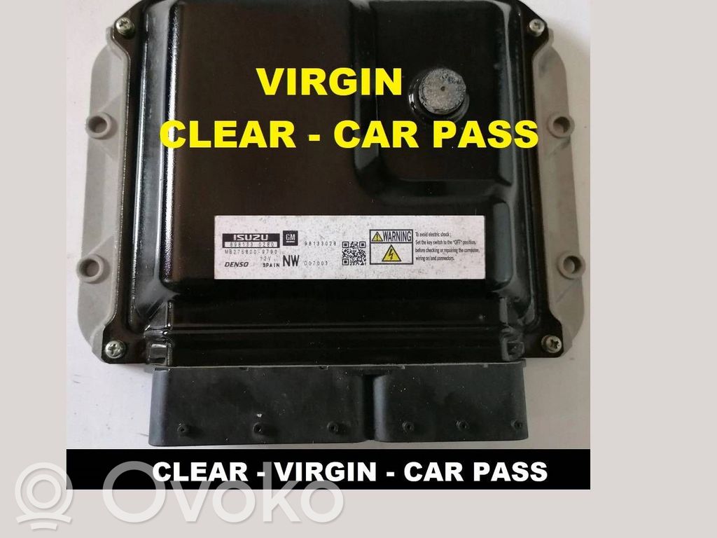 Opel Zafira B Engine control unit/module ECU 