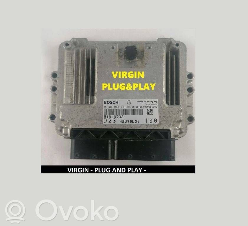 Engine control unit/module ECU   51849732,0281016051,42U79L01