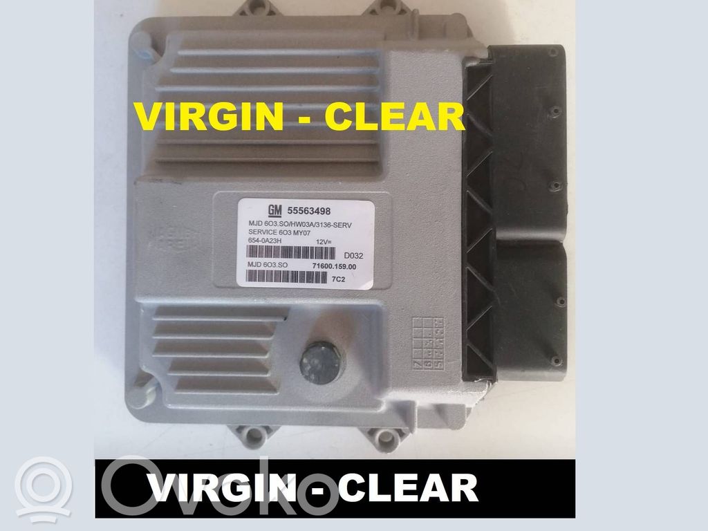 Opel Corsa D Komputer / Sterownik ECU silnika 