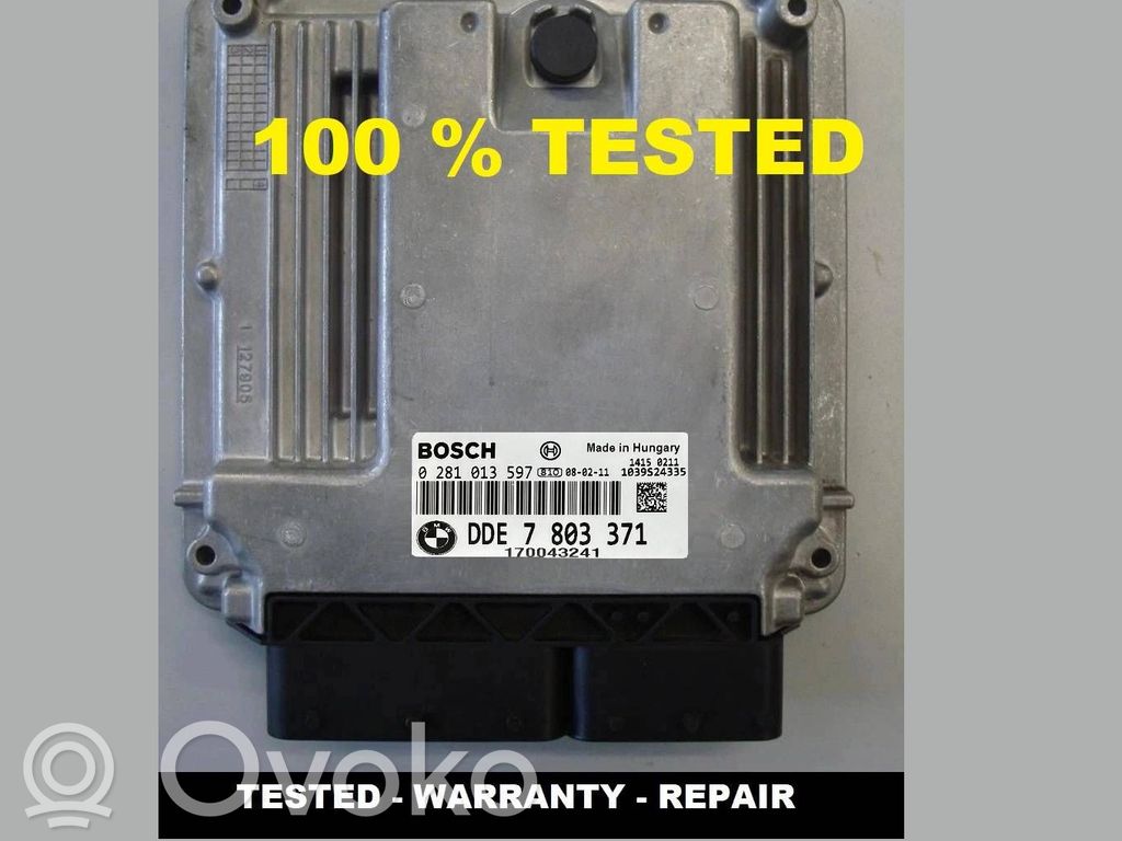 BMW 5 E60 E61 Engine control unit/module 