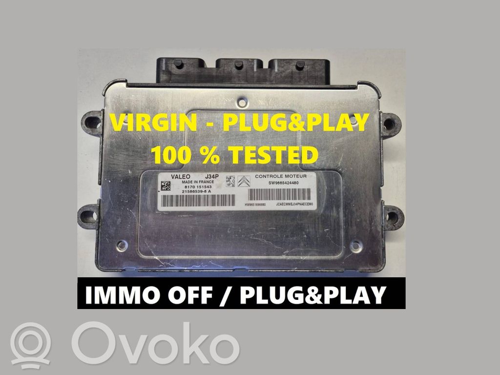 Engine control unit/module   9665424480,9651696680,8170151543