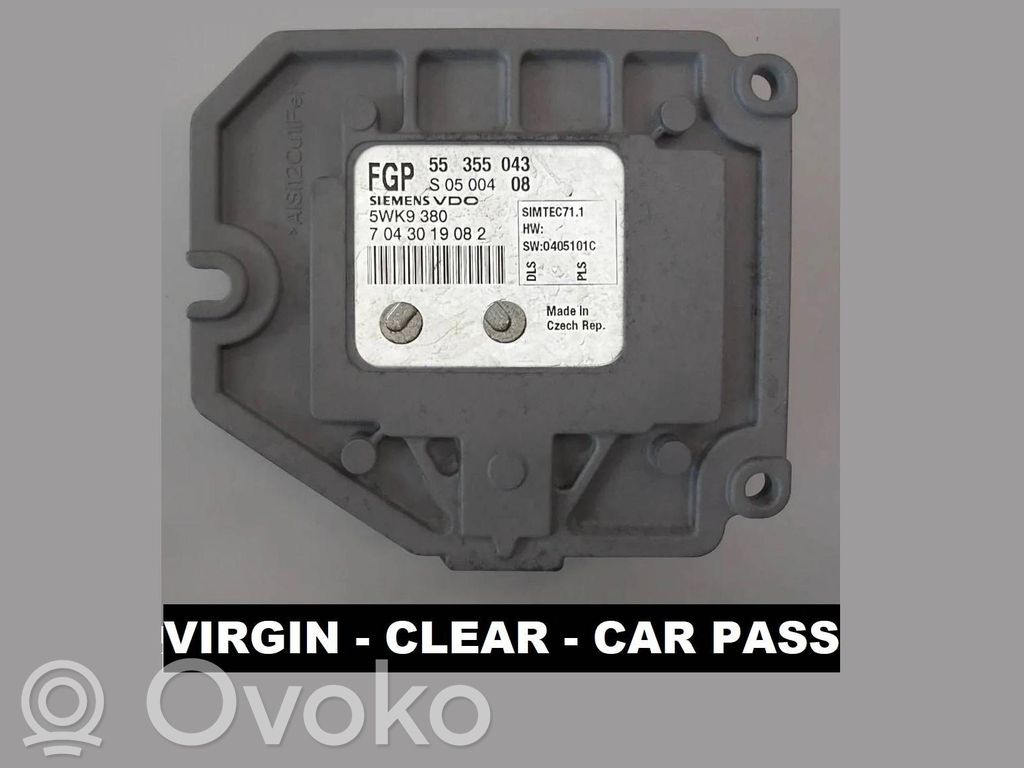 Opel Meriva A Engine control unit/module 