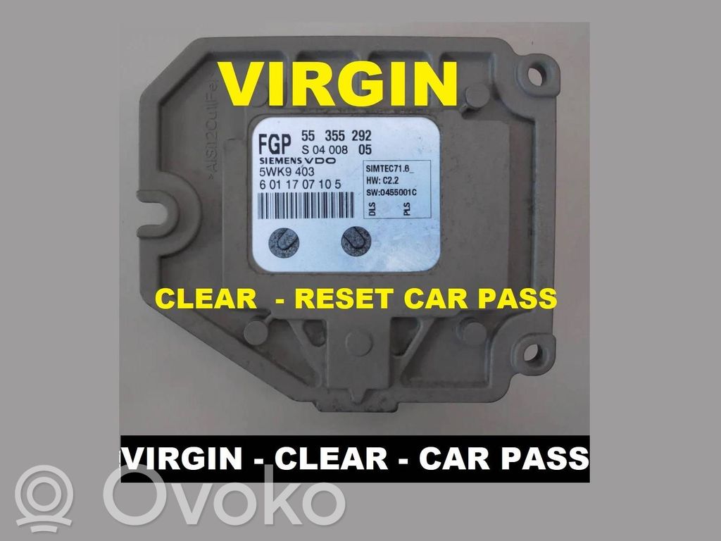 Engine control unit/module   55355292,5WK9403,6011707105