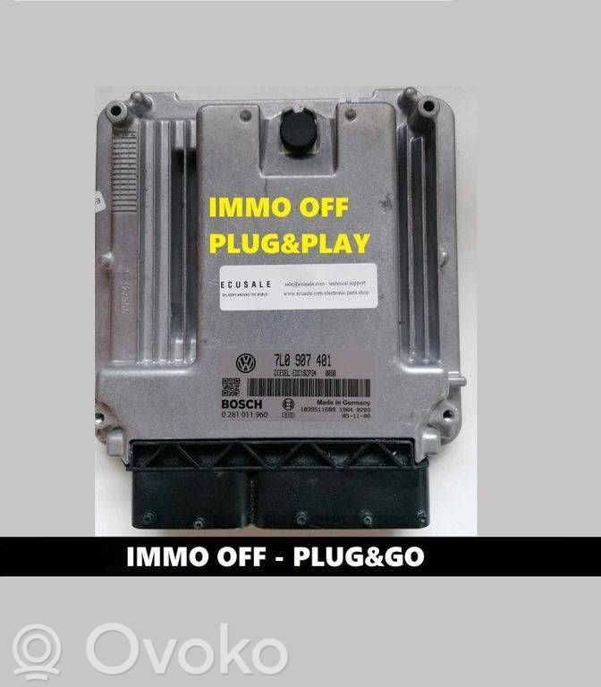 Volkswagen Touareg I Engine control unit/module 