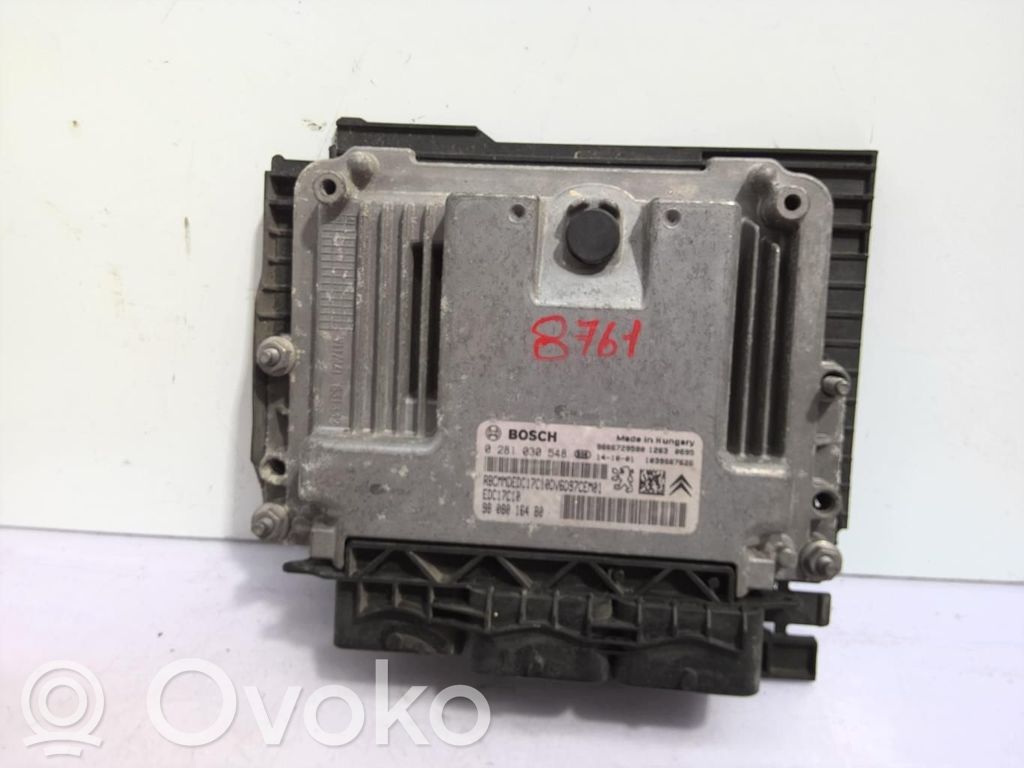 Peugeot 308 Juego de cerradura y set ECU del motor 